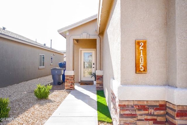 view of entrance to property