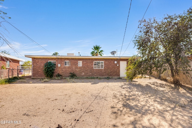 view of rear view of property