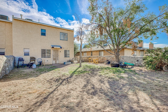 view of rear view of property