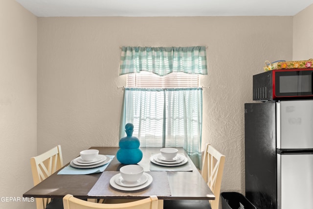 view of dining area