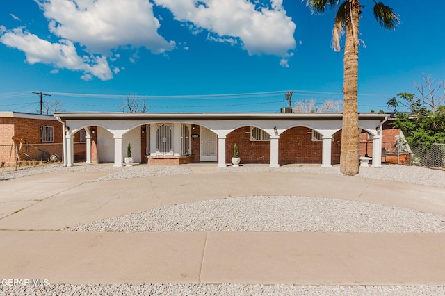 view of ranch-style house