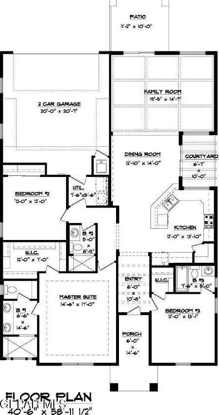 2500 Sammy Cervantes St, El Paso, TX 79938 - plan