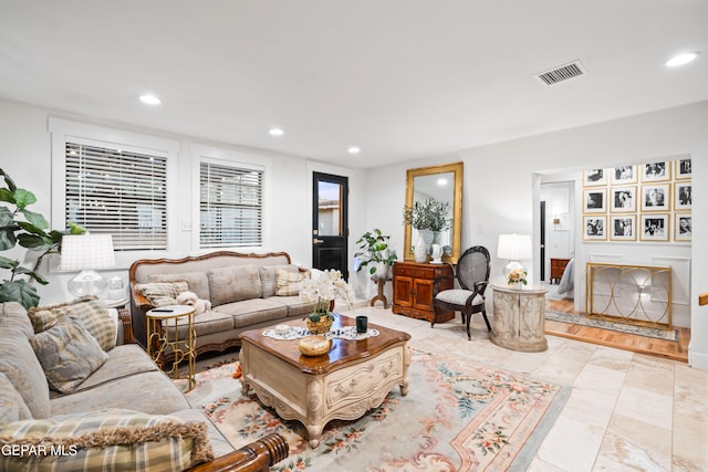 view of living room