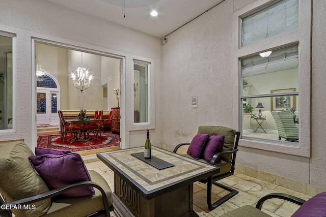 view of patio / terrace featuring french doors