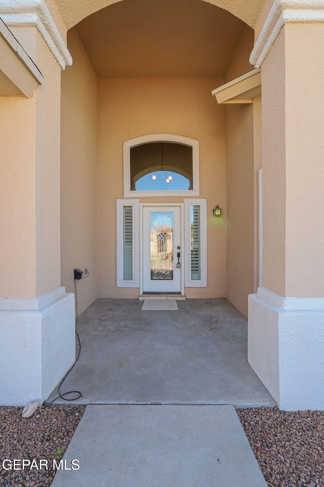 view of entrance to property