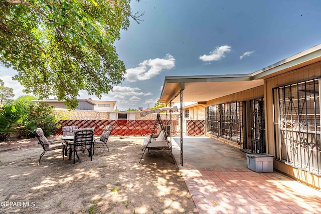 view of patio