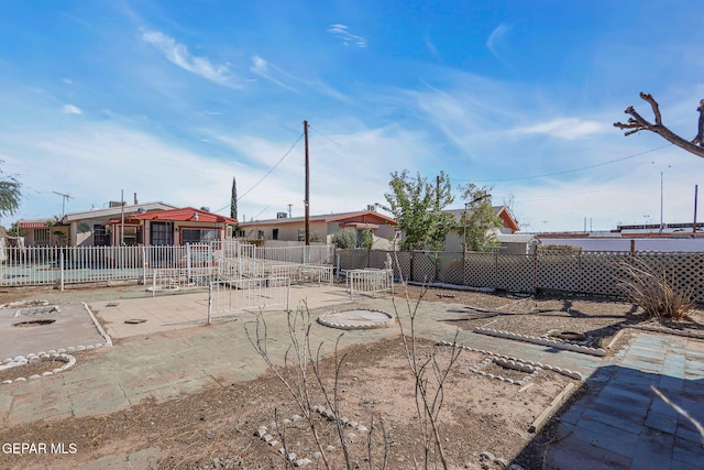 view of yard featuring a patio