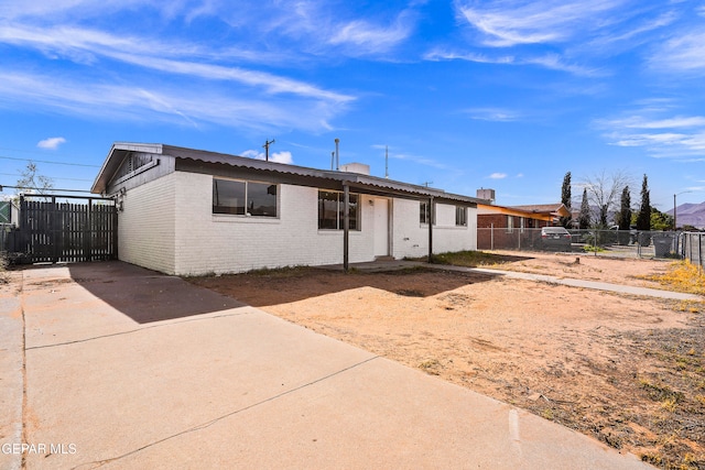 view of ranch-style house