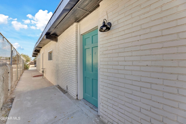 view of entrance to property