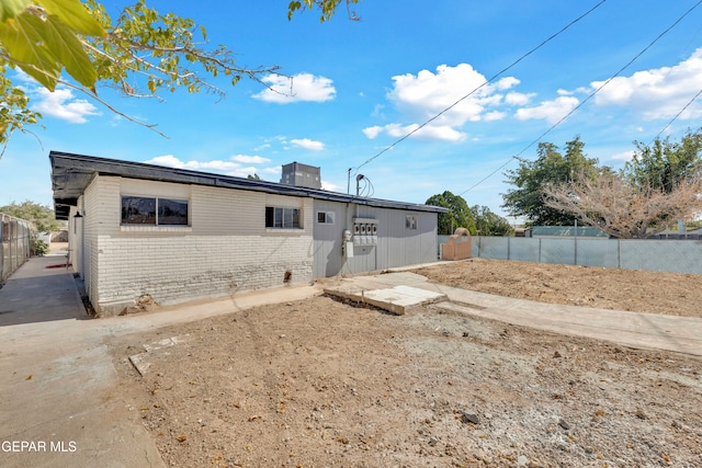 view of rear view of house