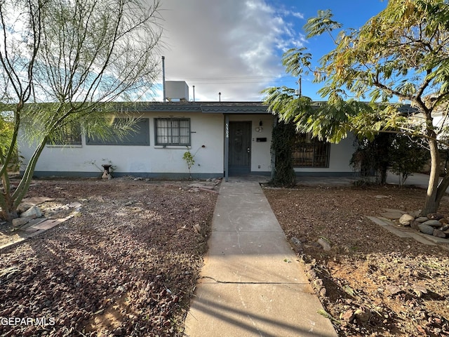 view of ranch-style home