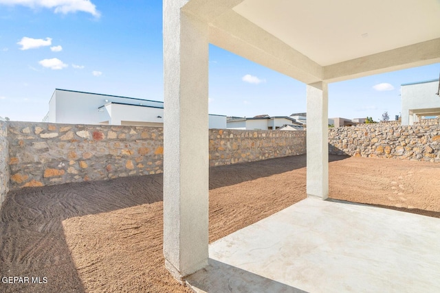13397 Highworth Dr, El Paso, TX 79928 - view of patio / terrace featuring a fenced backyard