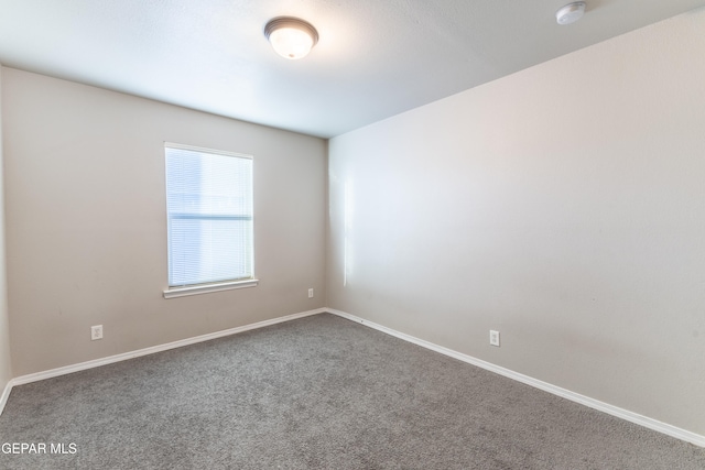 empty room with carpet floors