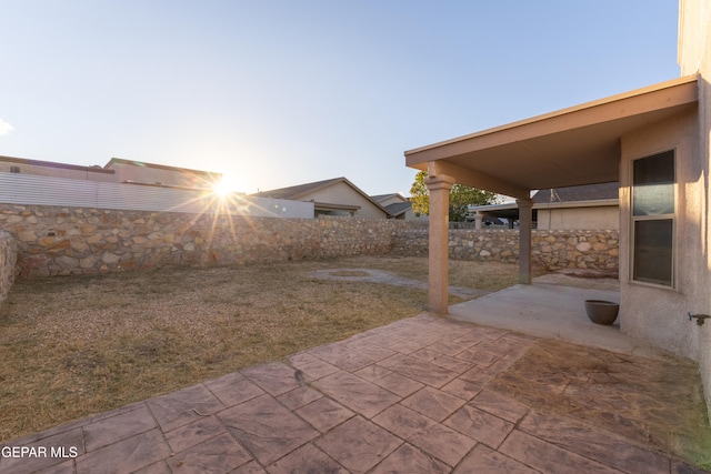 view of patio