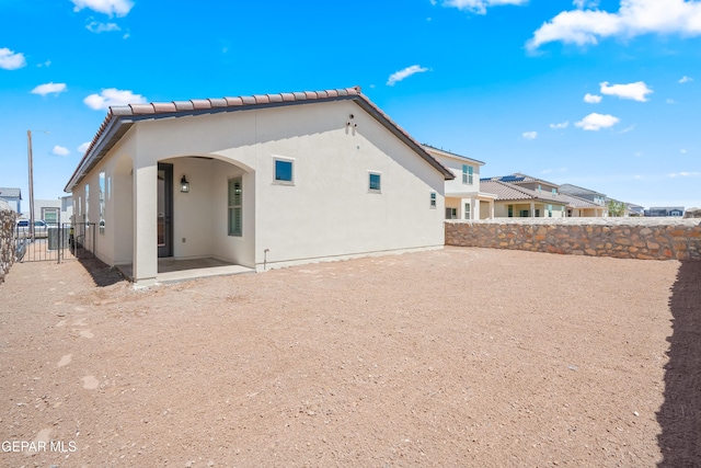 view of back of property