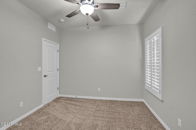 13653 Prime Vista Ct, El Paso, TX 79928 - carpeted spare room with a ceiling fan and baseboards