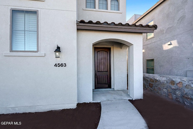 view of property entrance