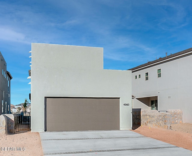 view of pueblo revival-style home