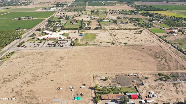 bird's eye view featuring a rural view