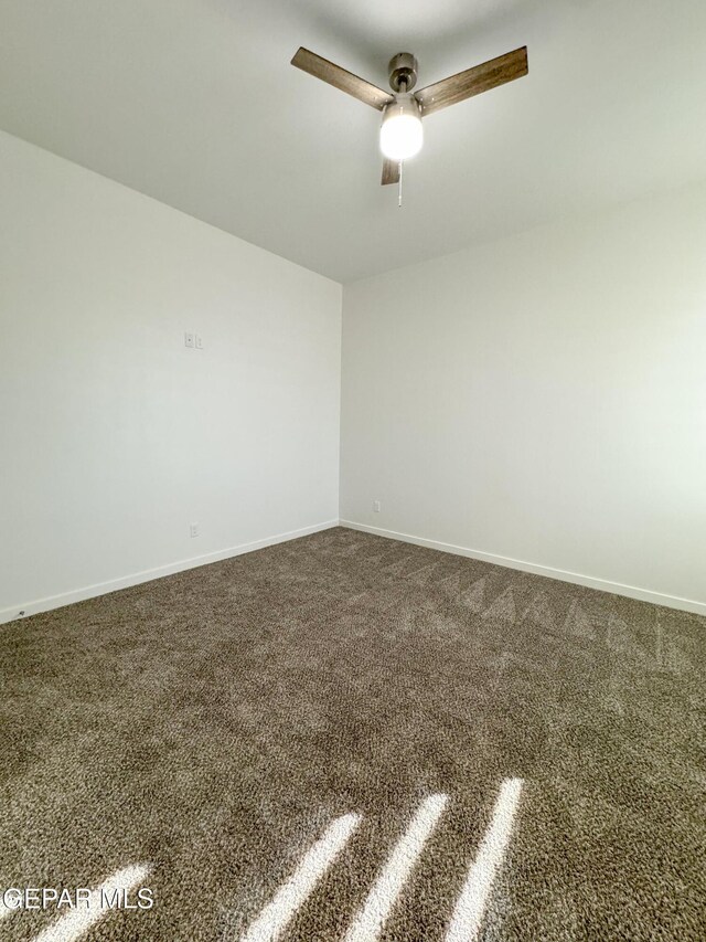 1783 Urijah Pl, El Paso, TX 79928 - spare room with carpet floors, baseboards, and ceiling fan
