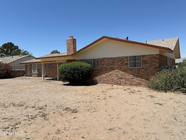 view of rear view of property