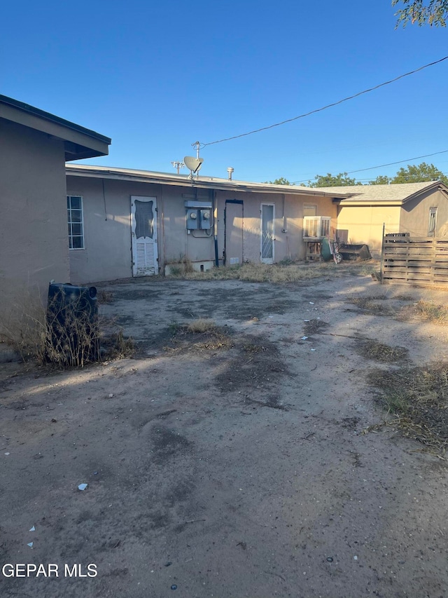 view of rear view of house