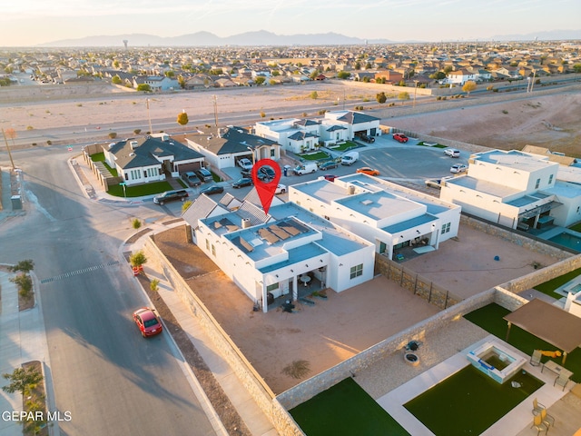 2300 Tierra Zaria, El Paso, TX 79938 - aerial perspective of suburban area featuring mountains