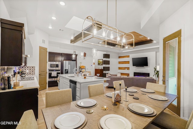 2300 Tierra Zaria, El Paso, TX 79938 - dining space with recessed lighting
