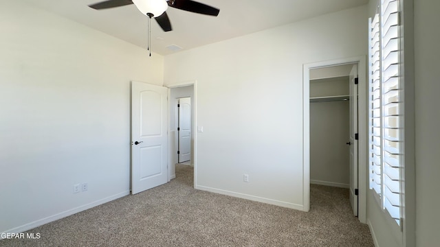 5844 Kobe Bryant St, El Paso, TX 79924 - unfurnished bedroom featuring carpet floors, multiple windows, and a spacious closet