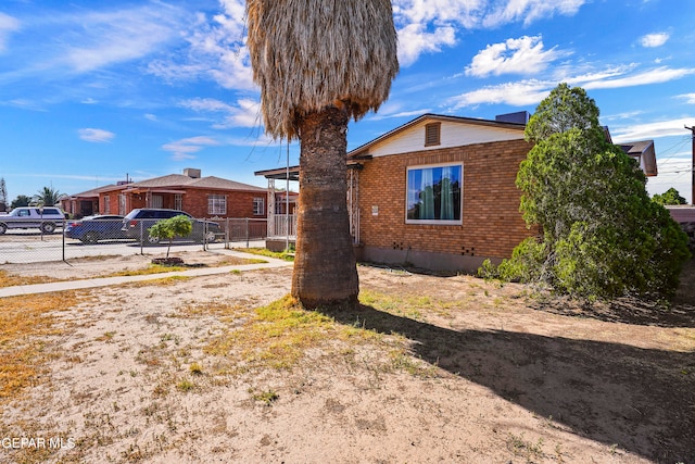 view of side of property