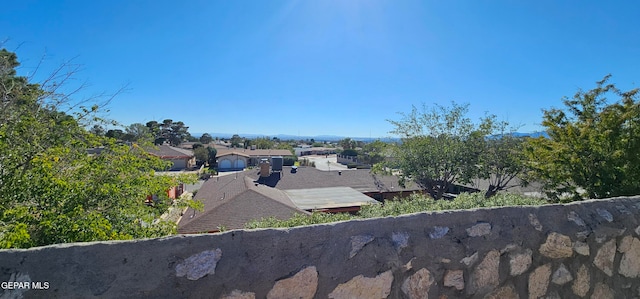 exterior space featuring a residential view