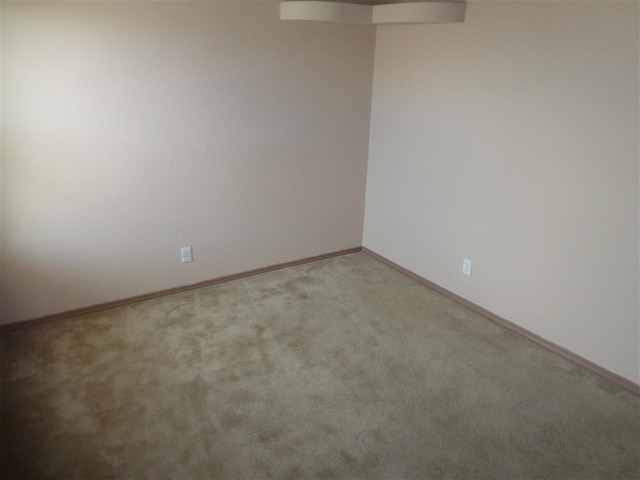 empty room with light carpet