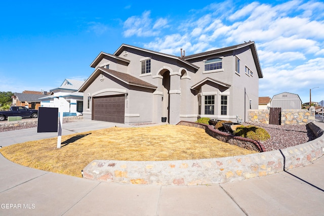 view of front of home with a front lawn