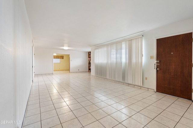 view of tiled empty room