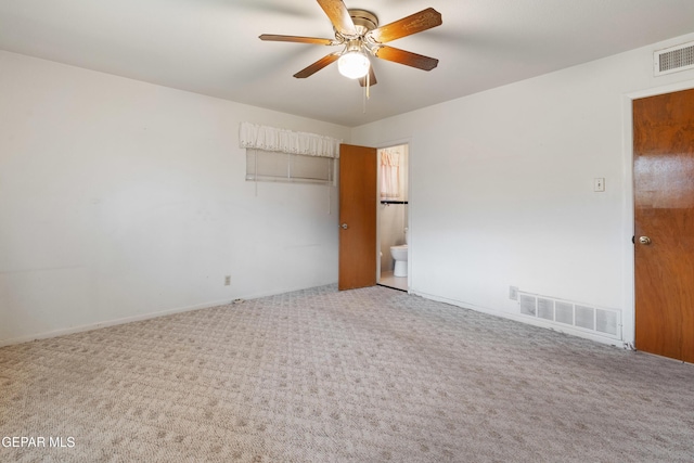 3405 Volcanic Ave, El Paso, TX 79904 - unfurnished bedroom featuring carpet floors, baseboards, and ceiling fan