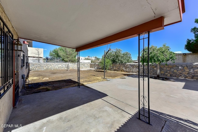 view of patio