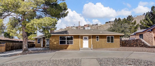 view of ranch-style house