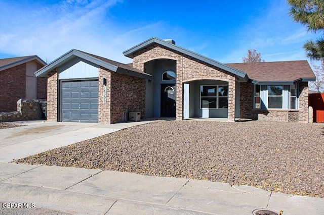 ranch-style house with a garage