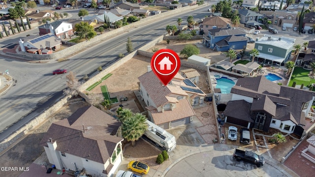 12196 Dos Rios Dr, El Paso, TX 79936 - drone / aerial view