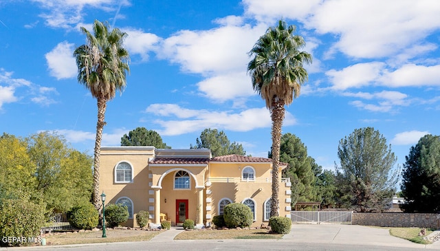 view of mediterranean / spanish home