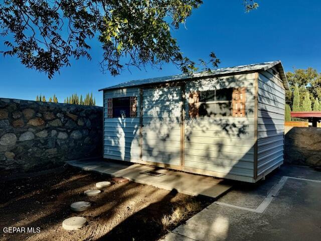 10521 Gaius Dr, El Paso, TX 79924 - view of shed