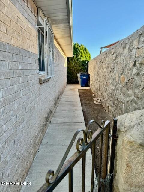 view of side of property