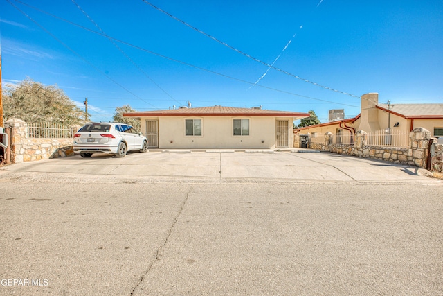7120-7122 Second St, Canutillo, TX 79835 - view of front of property with uncovered parking and stucco siding