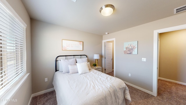 bedroom featuring carpet floors