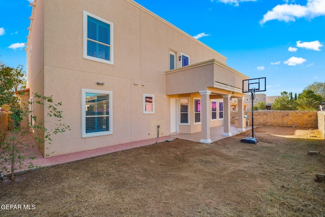 view of rear view of property