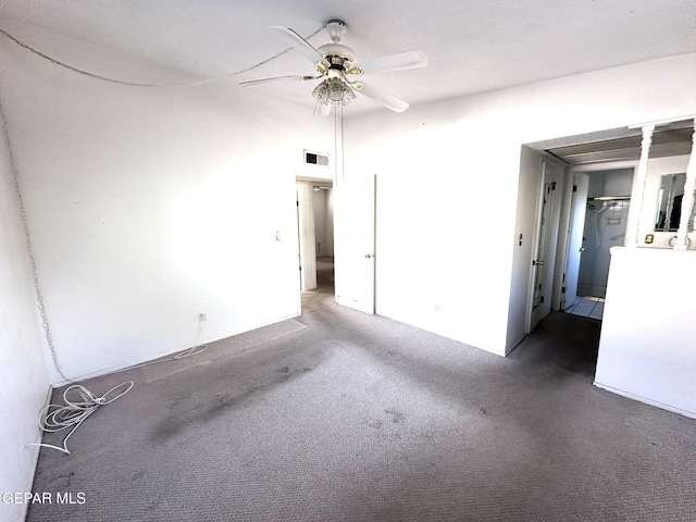 10545 Springwood Dr, El Paso, TX 79925 - spare room featuring carpet flooring and ceiling fan