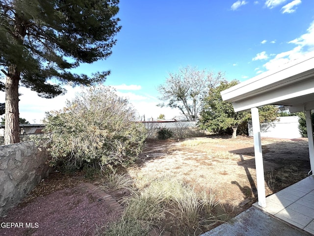 10545 Springwood Dr, El Paso, TX 79925 - view of yard