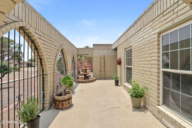 view of patio