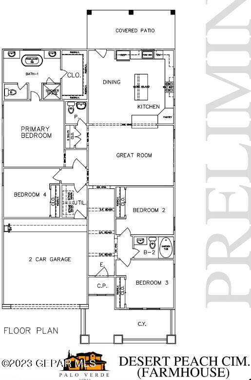 205 Playa Vista St, El Paso, TX 79928 - home floor plan
