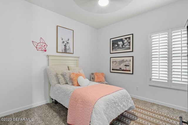 205 Playa Vista St, El Paso, TX 79928 - carpeted bedroom featuring baseboards and a ceiling fan